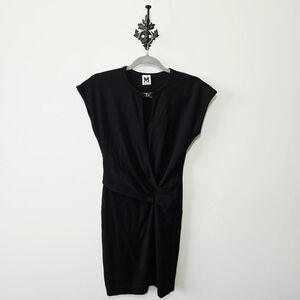Missoni Faux Wrap Dress Size XS Black Knee Length EUC